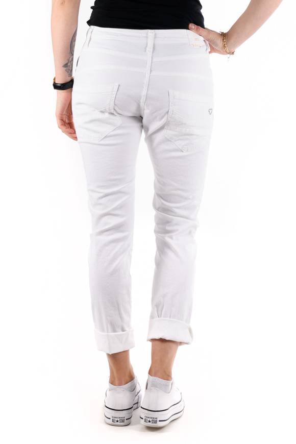 Please Jeans PLEASE - PANTALONI P78 N3N - BIANCO OTTICO