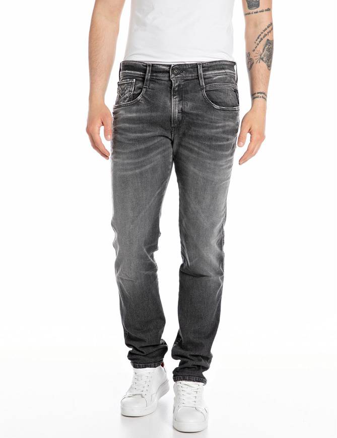 Please Jeans REPLAY JEANS ANBASS - M91 672 - GREY DENIM
