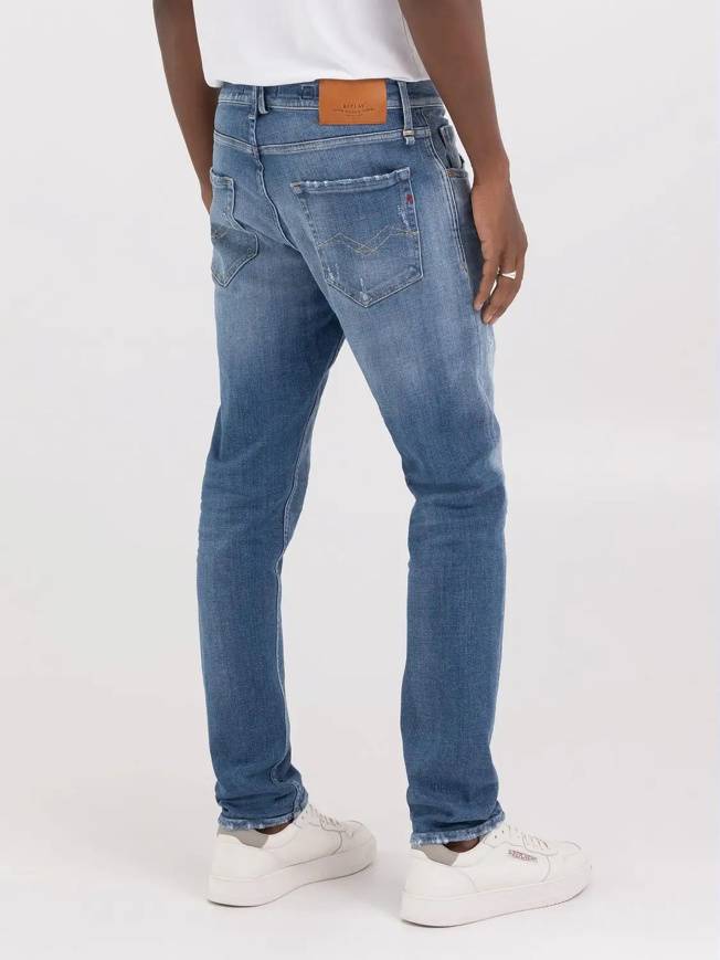 Please Jeans REPLAY JEANS MICKYM - M10 656 - BLUE DENIM
