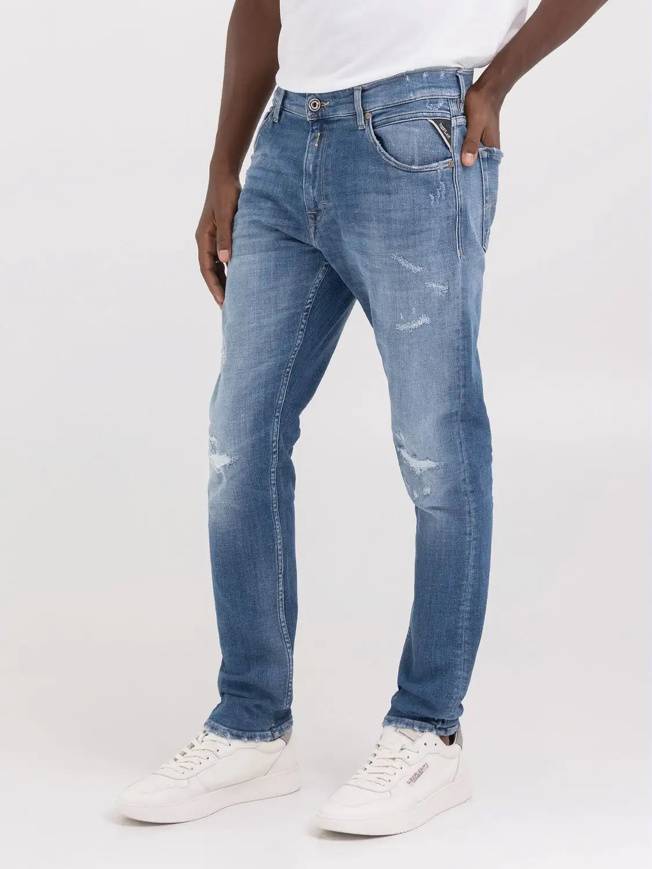 Please Jeans REPLAY JEANS MICKYM - M10 656 - BLUE DENIM