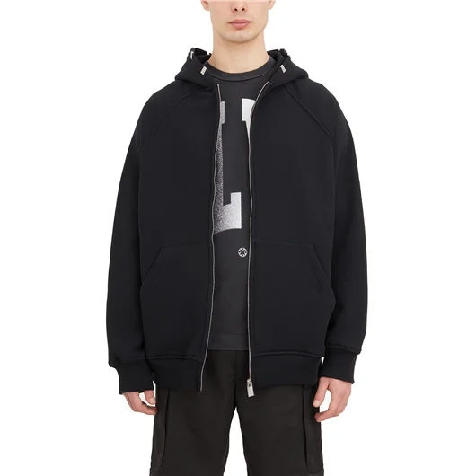 1017 ALYX 9SM FELPA CON CAPPUCCIO E ZIP