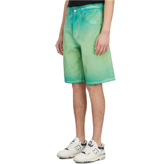 3PARADIS BERMUDA IN DENIM OVERDYE