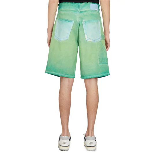 3PARADIS BERMUDA IN DENIM OVERDYE