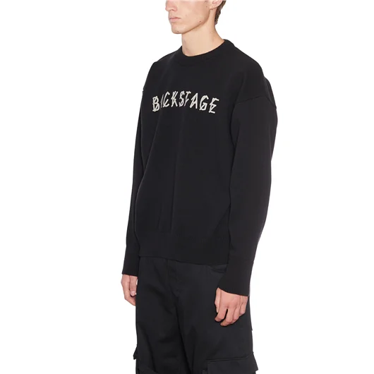 44 LABEL GROUP MAGLIA IN LANA CON LOGO