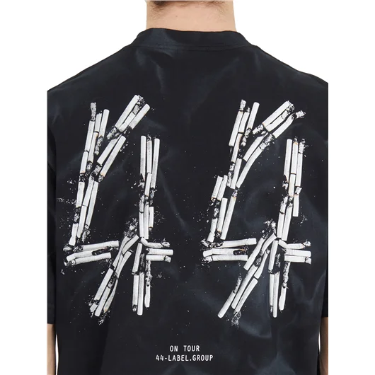 44 LABEL GROUP T-SHIRT CON STAMPA "44 SMOKE"