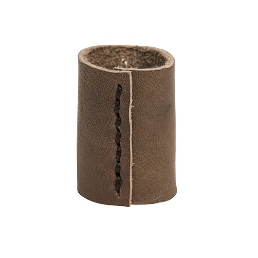 AG10 ALBERTO GALLINARI ANELLO IN PELLE ED ARGENTO