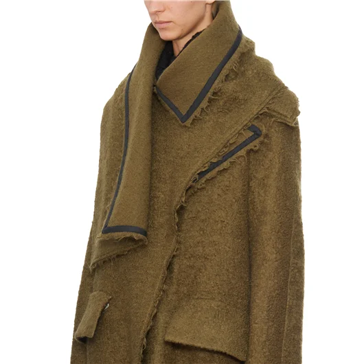 ALESSANDRA MARCHI CAPPOTTO CON COLLO A SCIARPA