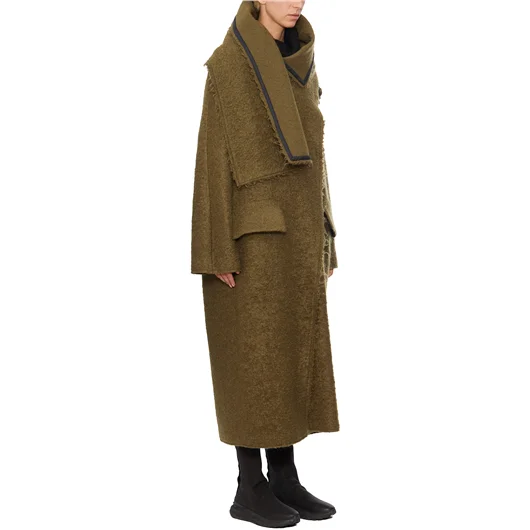 ALESSANDRA MARCHI CAPPOTTO CON COLLO A SCIARPA