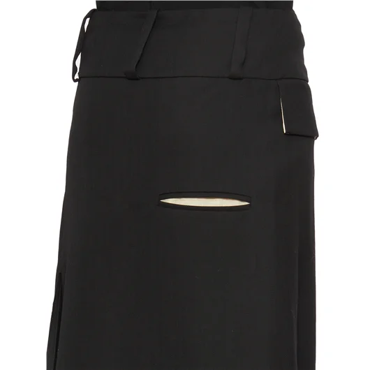 ALESSANDRA MARCHI GONNA PANTALONE IN LANA VERGINE