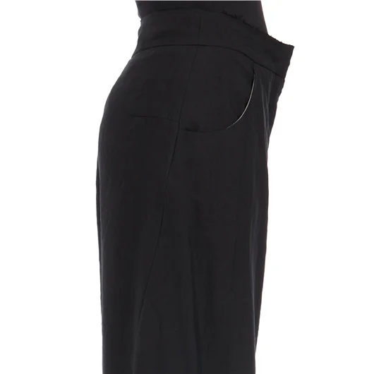 ALESSANDRA MARCHI PANTALONE AMPIO CON SPACCHI