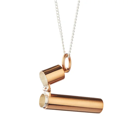 AMBUSH COLLANA IN ARGENTO PILL CASE