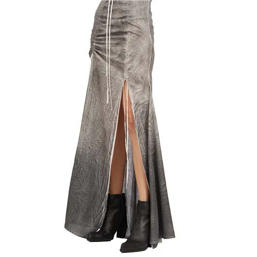 ANDREA YA'AQOV ABITO LUNGO IN CUPRO E COTONE