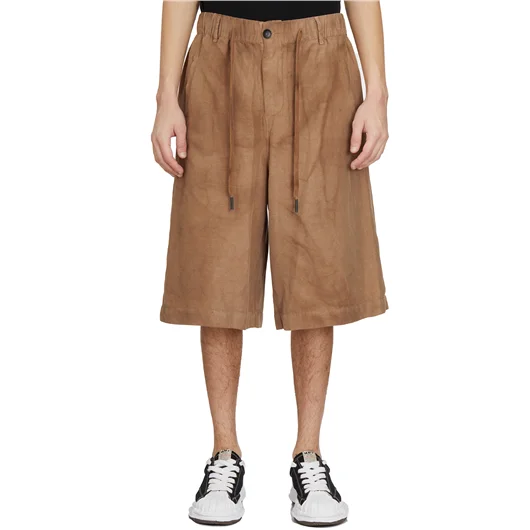 ANDREA YA'AQOV BERMUDA IN VISCOSA E LINO