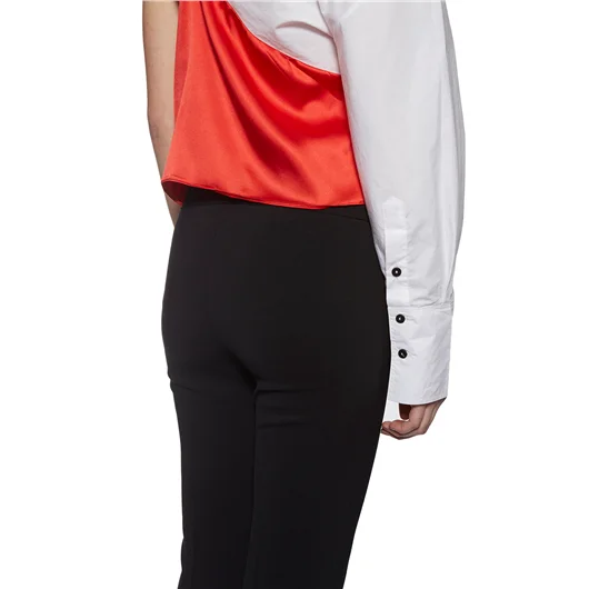 ANDREA YA'AQOV CAMICIA MONOMANICA IN COTONE E SETA