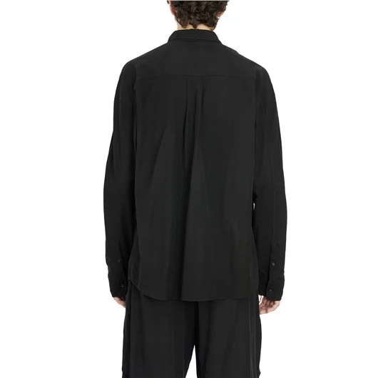 ANDREA YA'AQOV CAMICIA OVERSIZE IN CUPRO E COTONE