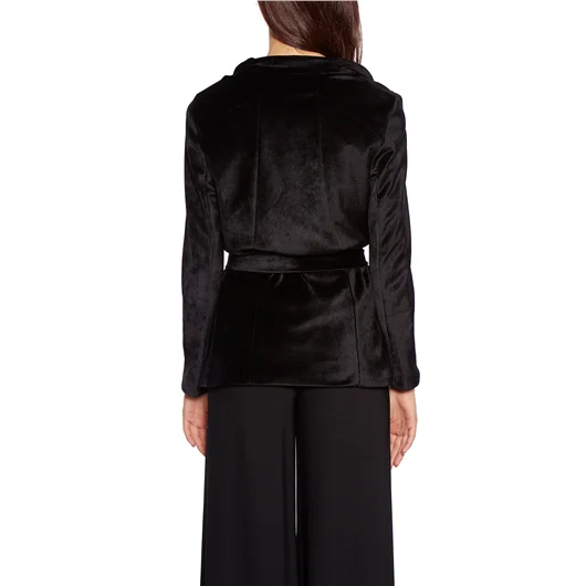 ANDREA YA'AQOV GIACCA CON CINTURA IN CINIGLIA