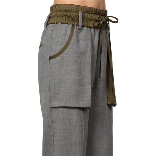 ANDREA YA'AQOV PANTALONE AMPIO LUNGO CARGO