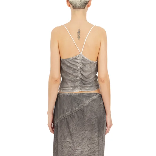 ANDREA YA'AQOV TANK TOP IN CUPRO DEGRADE'