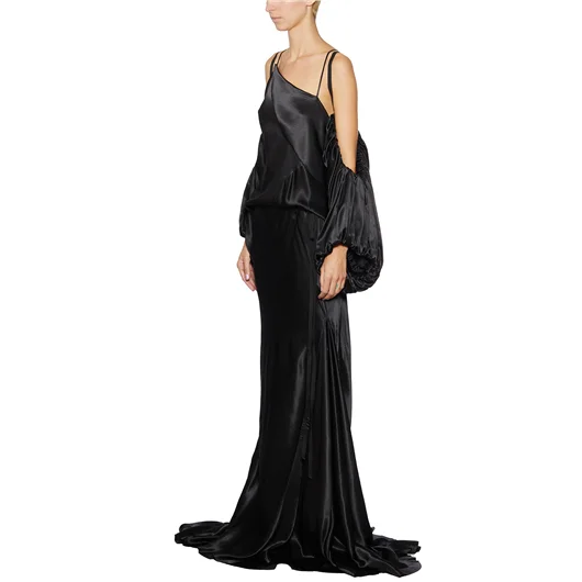 ANN DEMEULEMEESTER ABITO INA IN VISCOSA SATIN