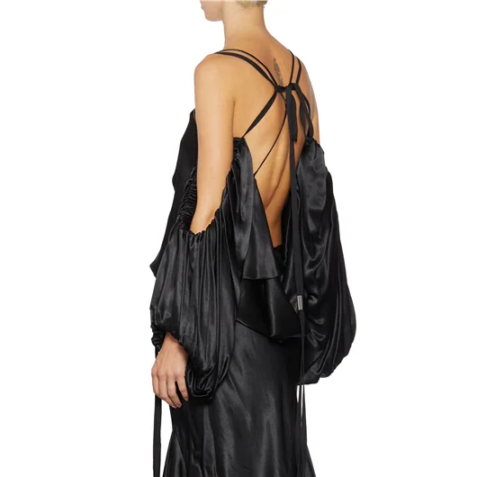 ANN DEMEULEMEESTER ABITO INA IN VISCOSA SATIN