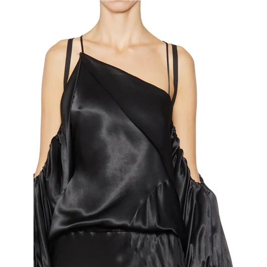 ANN DEMEULEMEESTER ABITO INA IN VISCOSA SATIN