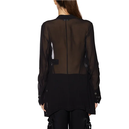 ANN DEMEULEMEESTER CAMICIA IN CREPE
