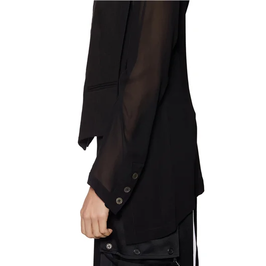 ANN DEMEULEMEESTER CAMICIA IN CREPE