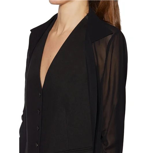 ANN DEMEULEMEESTER CAMICIA IN CREPE