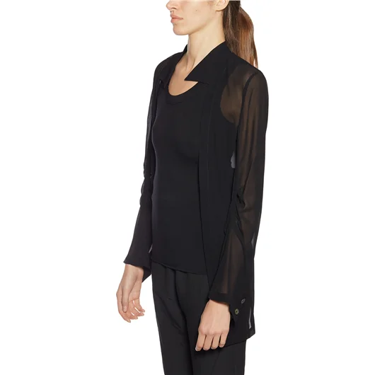 ANN DEMEULEMEESTER CAMICIA IN CREPE