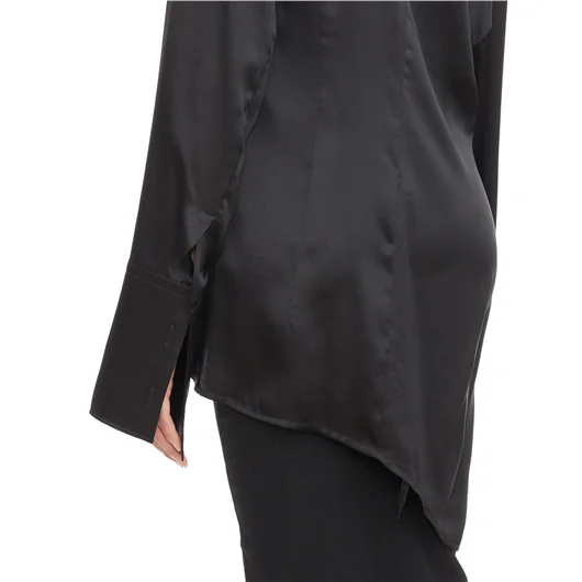 ANN DEMEULEMEESTER CAMICIA JOTIE IN SATIN