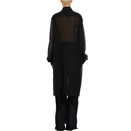 ANN DEMEULEMEESTER CAMICIA LUNGA IN COTONE GABI