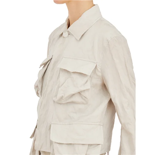 ANN DEMEULEMEESTER CARGO JACKET ULTRA LIGHT