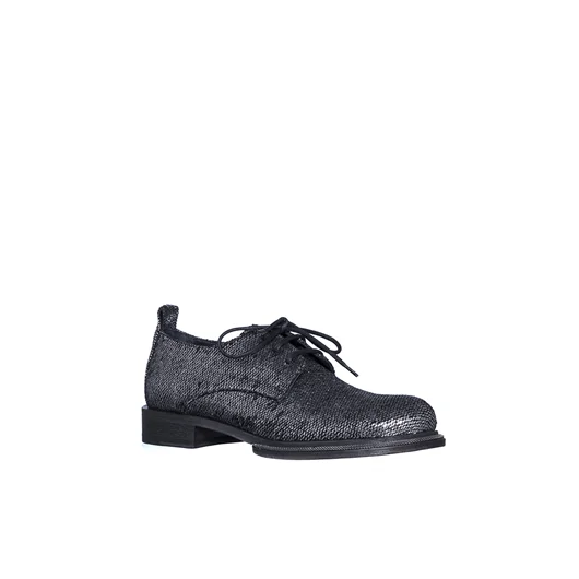 ANN DEMEULEMEESTER DERBY STRINGATA IN ARGENTO