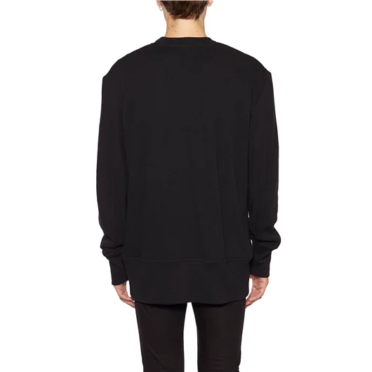 ANN DEMEULEMEESTER FELPA IN COTONE CON STAMPA