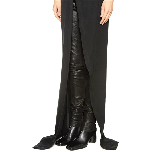 ANN DEMEULEMEESTER GILET LUNGO IN LANA