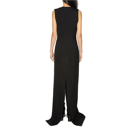 ANN DEMEULEMEESTER GILET LUNGO IN LANA