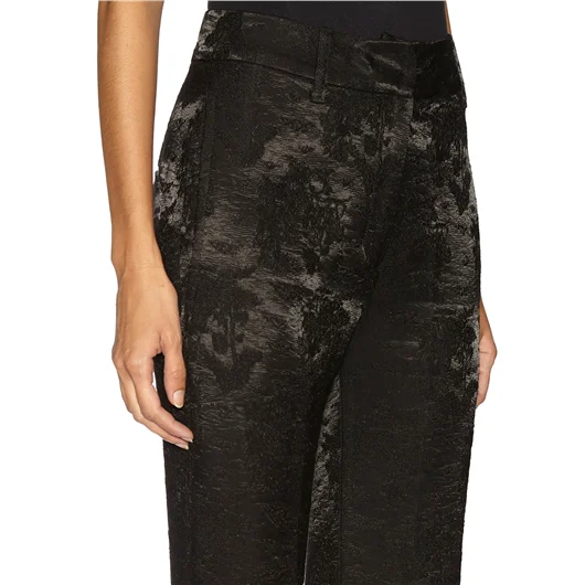 ANN DEMEULEMEESTER PANTALONE AMPIO IN JACQUARD