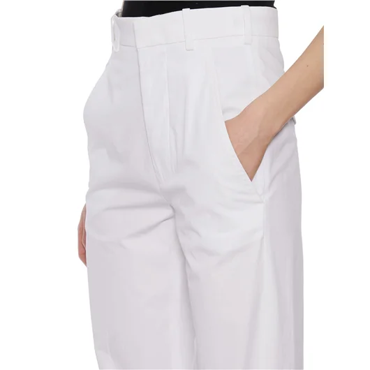 ANN DEMEULEMEESTER PANTALONE IN RASO ANNEKE