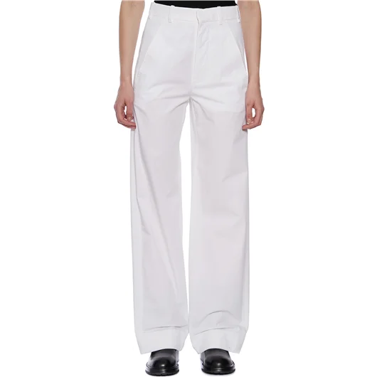 ANN DEMEULEMEESTER PANTALONE IN RASO ANNEKE