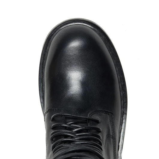 ANN DEMEULEMEESTER STIVALE STRINGATO IN PELLE