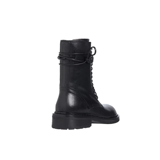 ANN DEMEULEMEESTER STIVALE STRINGATO IN PELLE