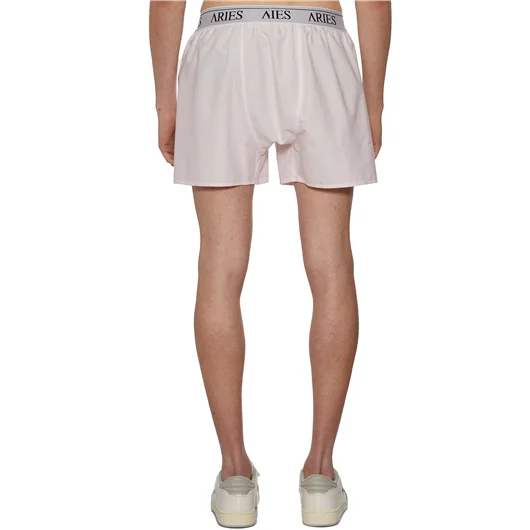 ARIES BERMUDA LOGO IN COTONE