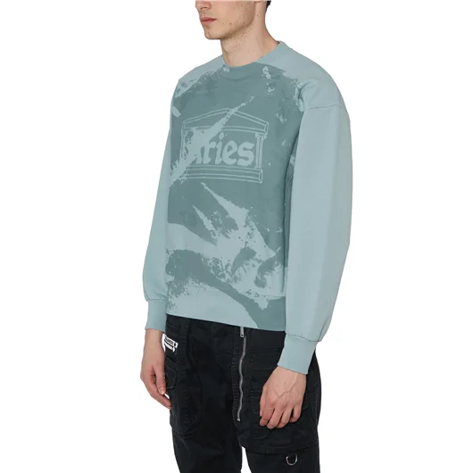 ARIES FELPA GIROCOLLO IN COTONE