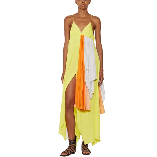 BEN TAVERNITI UNRAVEL ABITO LUNGO IRREGOLARE