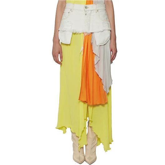 BEN TAVERNITI UNRAVEL CINTURA IN DENIM BAGGY BOY