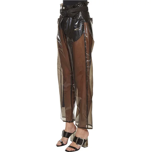 BEN TAVERNITI UNRAVEL PANTALONE OVER IN PVC