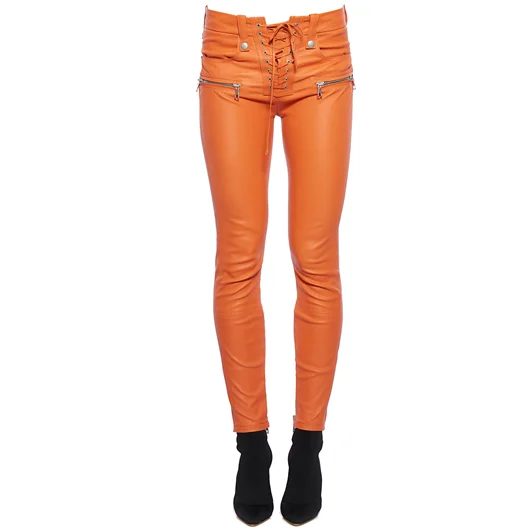 BEN TAVERNITI UNRAVEL PANTALONE SKINNY LACE UP