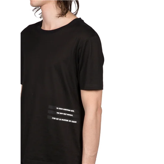BEN TAVERNITI UNRAVEL T-SHIRT IN COTONE BARS M