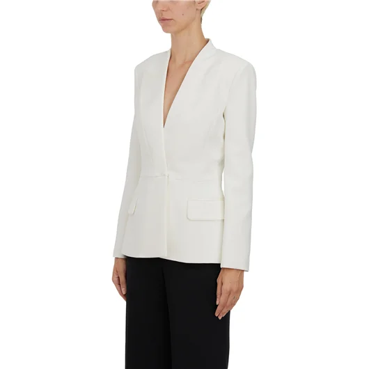 ELISABETTA FRANCHI BLAZER DOPPIO PETTO CON REVER IN RASO