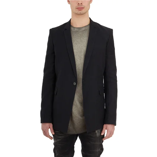 BORIS BIDJAN SABERI BLAZER IN COTONE E LINO